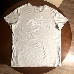 Denim & Supply Ralph Lauren Short Sleeve Tee - Heather Gray XXL 100% Cotton